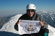 Al at the Summit of Huayna Potosi, Elv. 19974