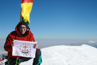 Al at the Summit of Illiamani, Elv. 21200