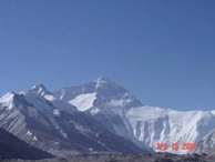 Base camp w/ Everest