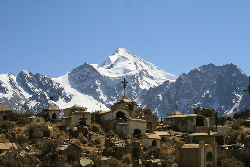 Miner's Graveyard At Huayna Potosi