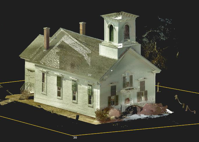 Hopkington Meeting House 3D Scan